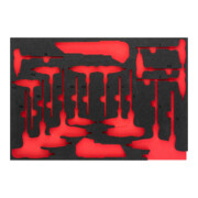 VIGOR Insert en mousse souple, vide V5175-L