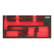 VIGOR Insert en mousse souple, vide V6222-L