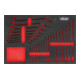 VIGOR Insert en mousse souple vide V6649-L-1