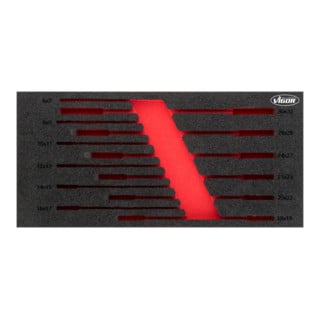 VIGOR Insert en mousse souple vide V6721-L