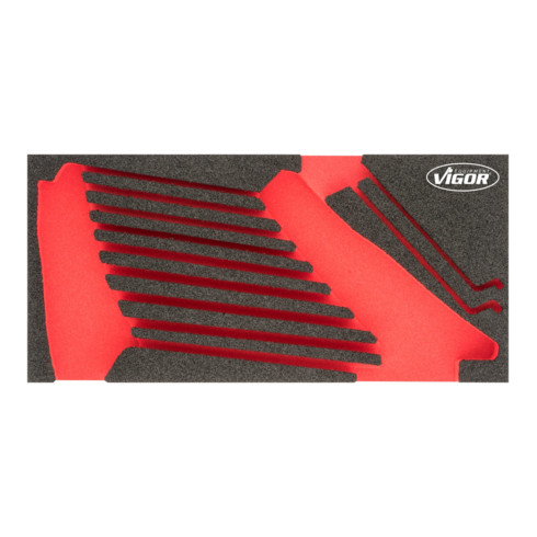VIGOR Insert en mousse souple vide V6722-L