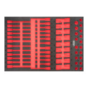 VIGOR Insert en mousse souple, vide V6809-L