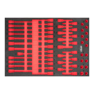 VIGOR Insert en mousse souple, vide V6810-L