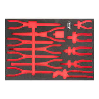 VIGOR Insert en mousse souple, vide V6815-L