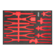VIGOR Insert en mousse souple, vide V6815-L