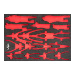 VIGOR Insert en mousse souple, vide V6816-L