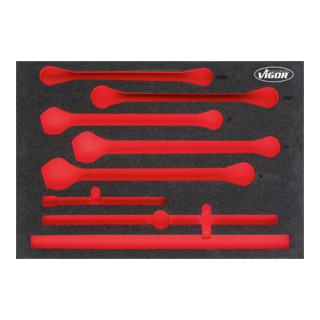 VIGOR Insert en mousse souple vide V6820-L