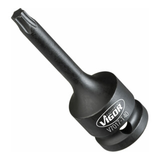 VIGOR Inserti V7017 per avvitatori a percussione con grande rapporto di leva per profilo interno TX