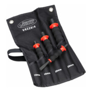 VIGOR Jeu de burins plats V6220/4 4 x 4-5