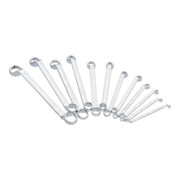 VIGOR Jeu de clés à anneaux doubles V1524N Profil double hexagonal extérieur 6 x 7 – 30 x 32 mm, 12 pièces-1