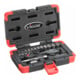 VIGOR Jeu de clés à douille 1/4" carré creux 6,3 mm V3734N, 23 pièces, profil hexagonal extérieur-1