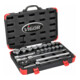 VIGOR Jeu de clés à douille 3/4" V2318N, carré creux 20 mm, 21 outils-1