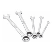 VIGOR Jeu de clés mixtes à cliquet, long V2820, 5 pièces