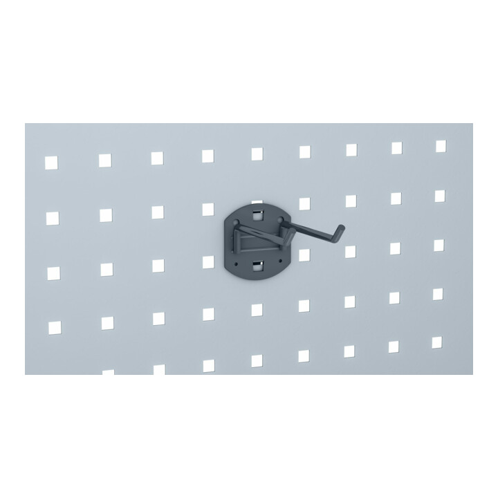 VIGOR Jeu de crochets doubles pour outils 100 mm V2520 Longueur totale : 100 mm 10 outils