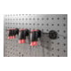 VIGOR Jeu de crochets porte-outils 25 mm V2517 Longueur totale : 25 mm 10 outils