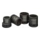 VIGOR Jeu de douilles à carré creux 20 mm (3/4") 4 pièces, profil double hexagonal extérieur-1