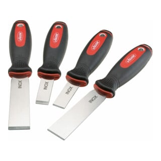 VIGOR Jeu de grattoirs V1283 Longueur totale : 0 mm, 4 outils