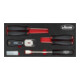 VIGOR Jeu de grattoirs V5017, 16 outils-1