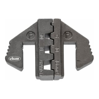 VIGOR Jeu de mâchoires de sertissage F V2499-F, paire