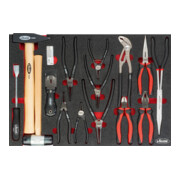 VIGOR Jeu de pinces, marteaux et burins V5636, 25 outils-1