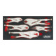 VIGOR Jeu de pinces Grip V5004, 5 outils-1