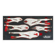 VIGOR Jeu de pinces Grip V5004, 5 outils