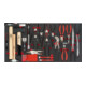 VIGOR Jeu de pinces, marteau et burins V5638, 38 outils-1
