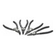 VIGOR Jeu de pinces pour anneaux de sécurité, 140 mm V4441, 4 outils-1