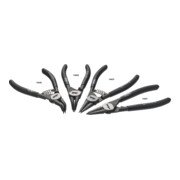 VIGOR Jeu de pinces pour anneaux de sécurité, 140 mm V4441, 4 outils-4