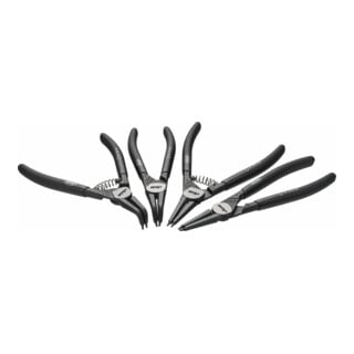 VIGOR Jeu de pinces pour circlips, 180 mm V4442, 4 outils