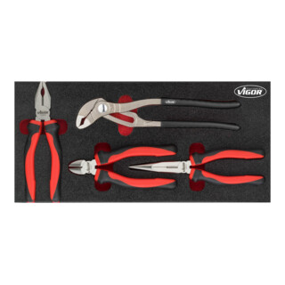 VIGOR Jeu de pinces V5633 4 x 4