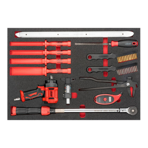 VIGOR Jeu de roues/pneus V6812, 13 outils