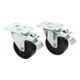 VIGOR Jeu de roulettes pivotantes pour V4758 V5180 ∙ Nombre d'outils : 2-1