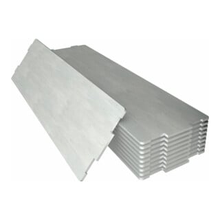 VIGOR Jeu de tôles pleines extra grand 183 mm V6685-4/10 10 pièces