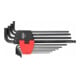 VIGOR Jeu de tournevis d'angle V5601 ∙ Profil hexagonal intérieur ∙ 10 outils
