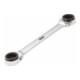 VIGOR Jeu de tournevis d'angle V5601 ∙ Profil hexagonal intérieur ∙ 10 outils