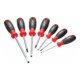 VIGOR Jeu de tournevis V1637, fente et cruciforme PH 0,6 x 3 – 1,2 x 6,5 PH0 – PH2, 7 pièces-1