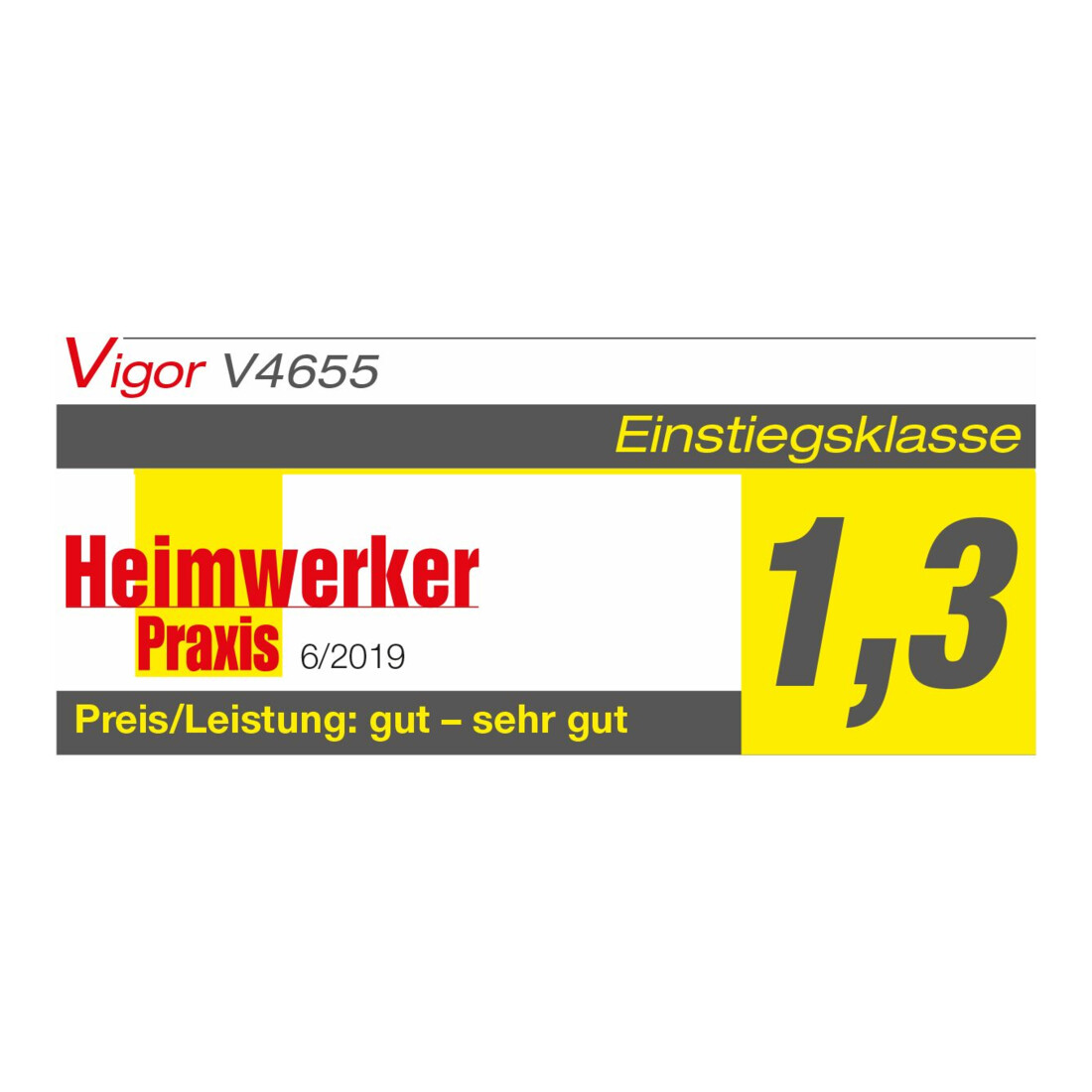 VIGOR Jeu de tournevis V1637, fente et cruciforme PH 0,6 x 3 – 1,2 x 6,5 PH0 – PH2, 7 pièces