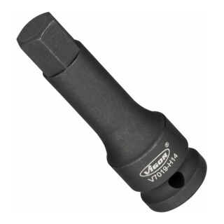 VIGOR Jeu d’embouts à chocs pour douilles six pans creux Profil V7019-H14