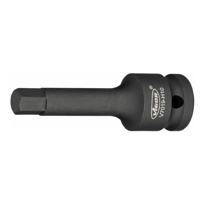 VIGOR Jeu d'embouts à chocs pour vis à six pans creux Profil V7019-H8