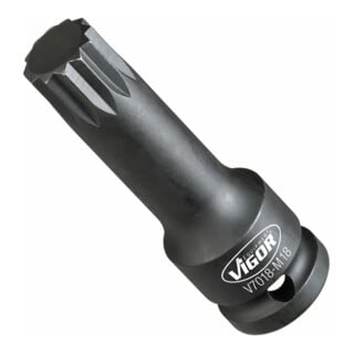 VIGOR Jeu d'embouts pour clé à chocs intérieur étoile (XZN) V7018-M18