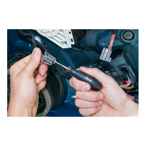 VIGOR Jeu d'outils de déverrouillage de câbles V4451, 23 pièces