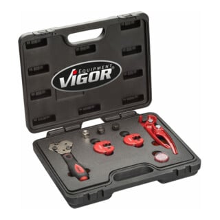 VIGOR Jeu d’outils pour bordureuse V5513, 12 pièces