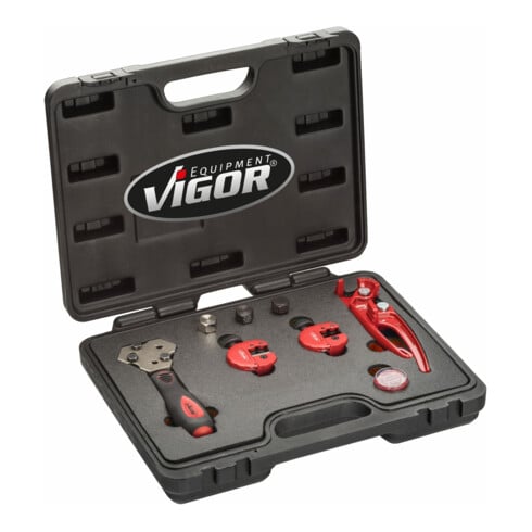 VIGOR Jeu d’outils pour bordureuse V5513, 12 pièces