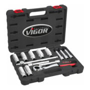 VIGOR Jeu d’outils amortisseurs V6452, 14 pièces-1