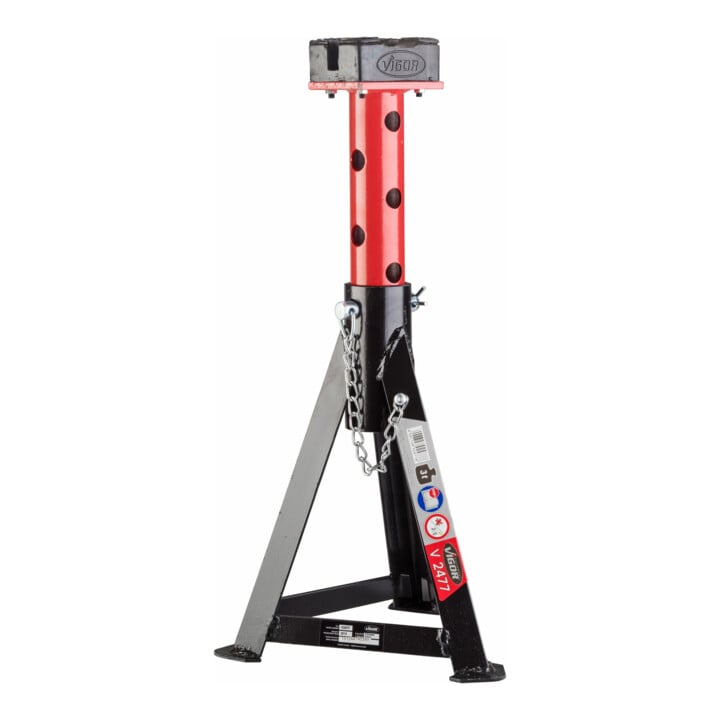 VIGOR Jeu pour cric chandelles 3 tonnes V2477 2 x 2
