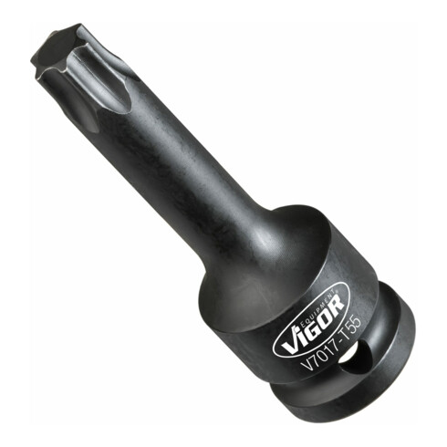VIGOR  kracht-slagmoersleutel-inzetstukken V7017 voor binnen TORX® profiel