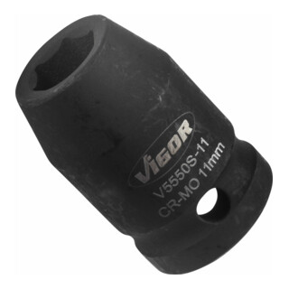 VIGOR Kraft Steckschlüssel Einsatz V5550S Vierkant hohl 12,5 mm (1/2 Zoll) Außen-Sechskant