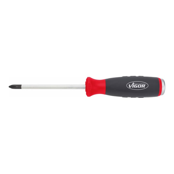 VIGOR Kreuzschlitz-Schraubendreher mit Schlagkappe V3601 Kreuzschlitz Profil PH PH 1 Gesamtlänge: 75 mm