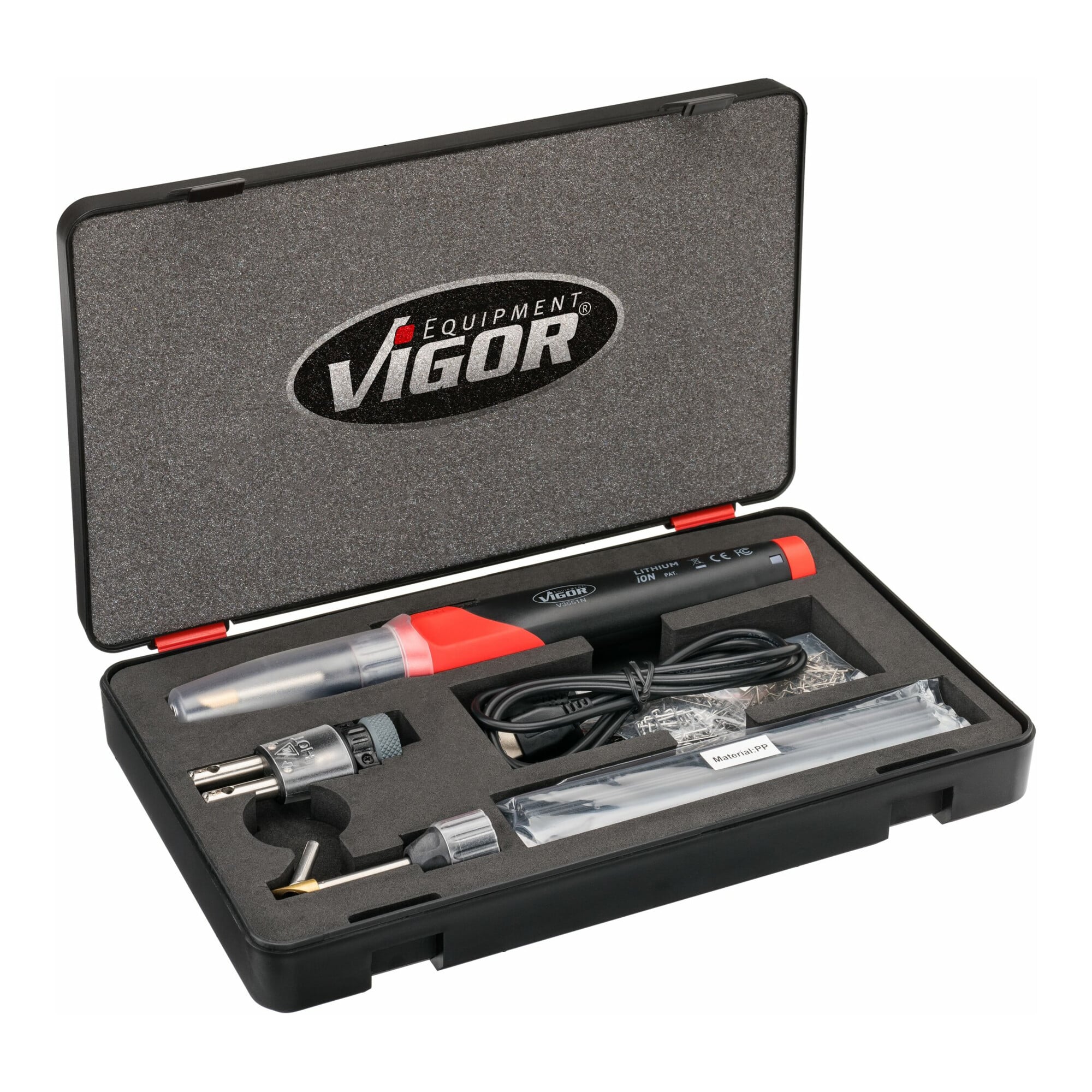 VIGOR Kunststoff-Reparatur Satz, V3551N, 134-teilig